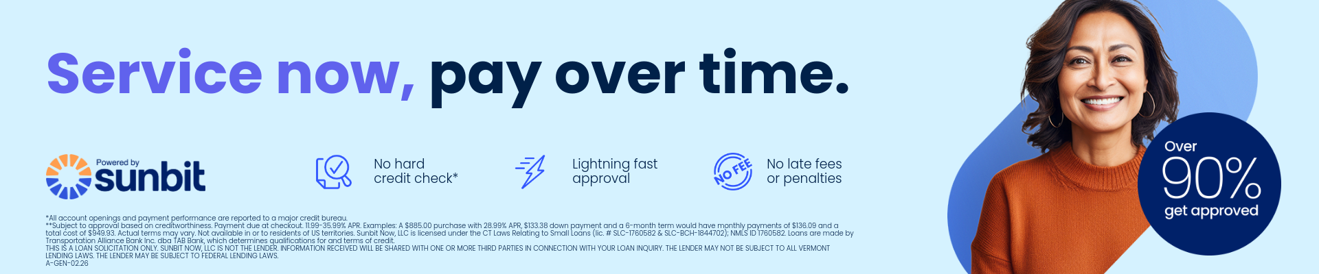 Sunbit Financing