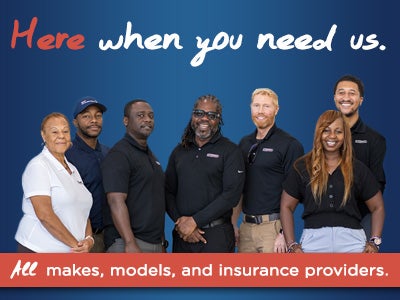 Passport Collision Center Here When You Need Us Banner